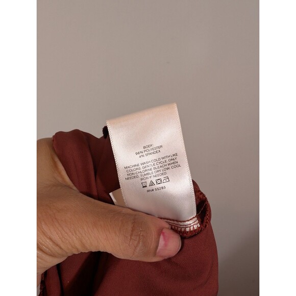 Express Womens Sleepwear Pull on Satin Wide Leg Pants Sz XL Luxe Mob Wife Mature - Picture 6 of 7